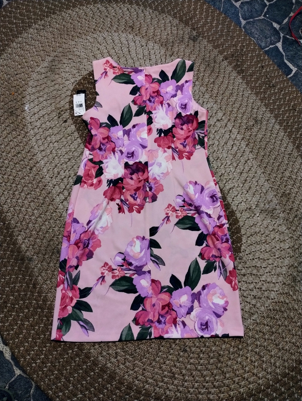 AGB Pink floral dress NWT - Picture 4 of 4